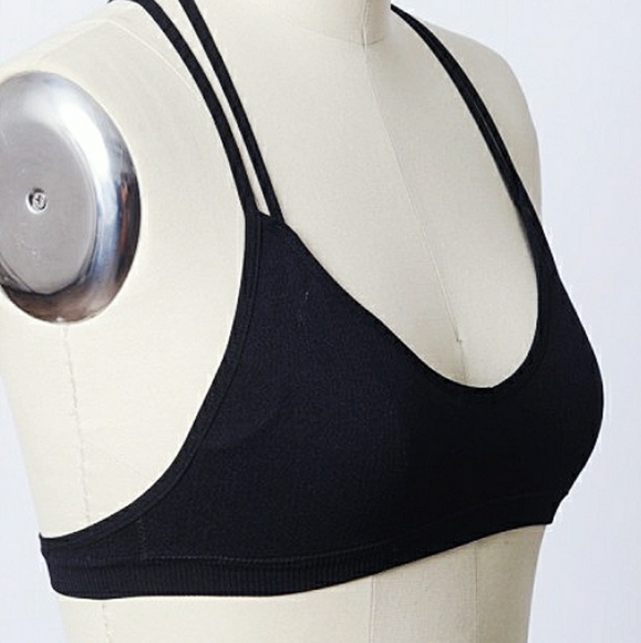 Crocheted Applique Racerback Bralette - Picture 4 of 4